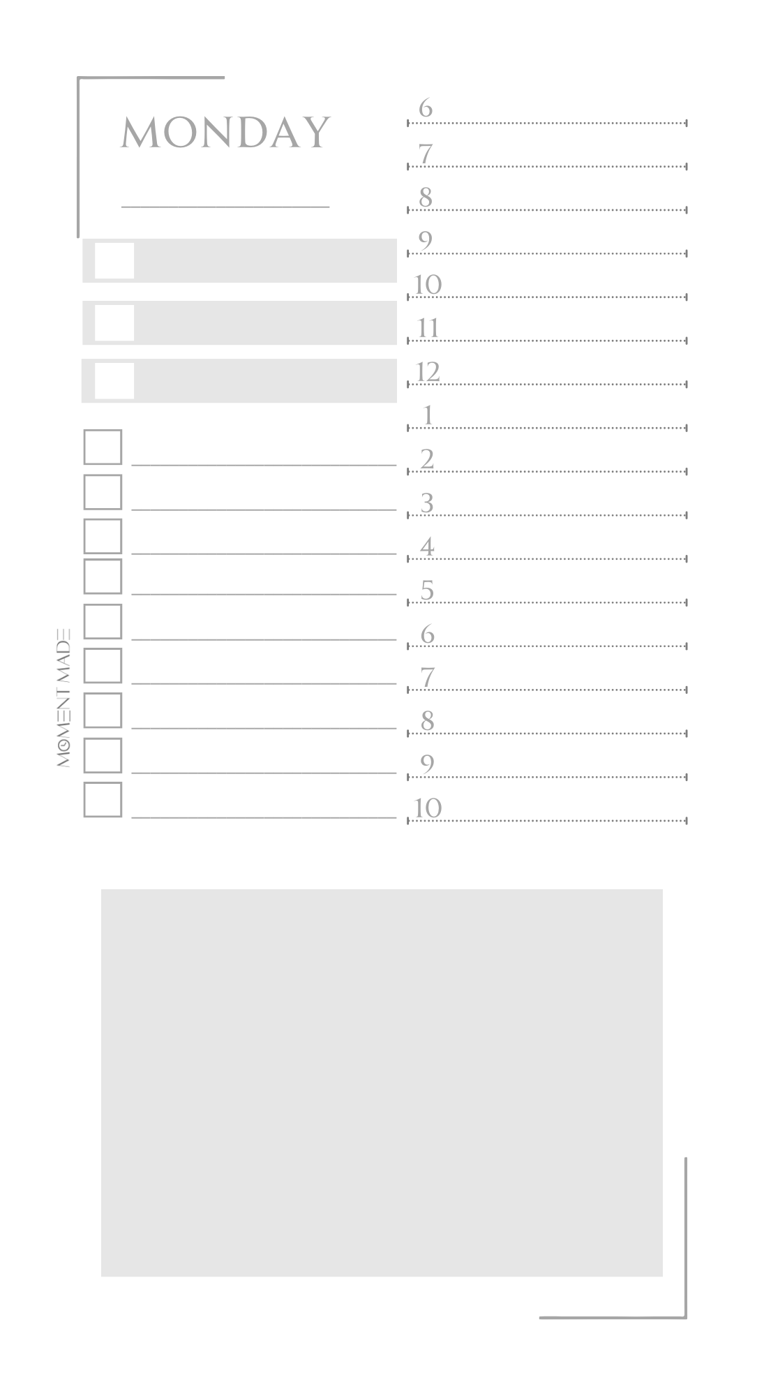 Daily Planner - Focus