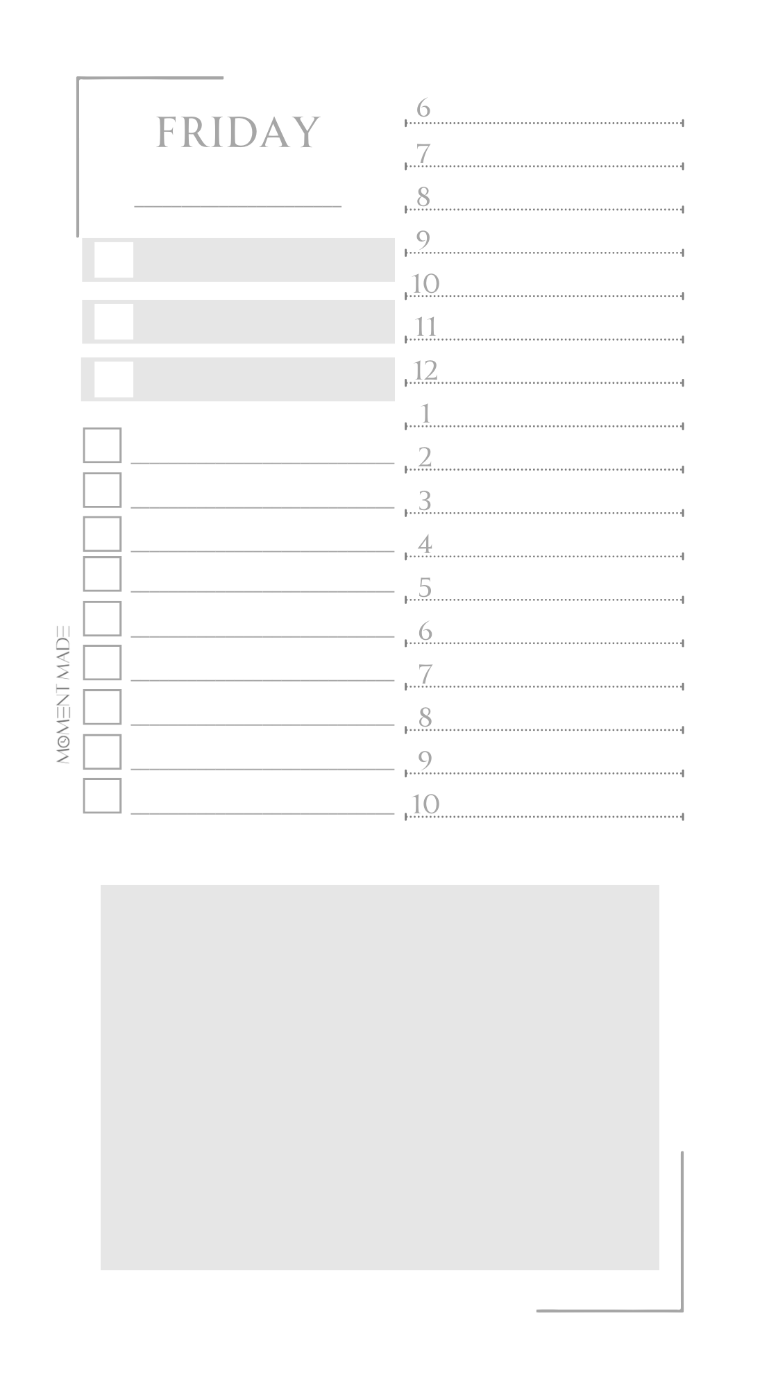 Daily Planner - Focus