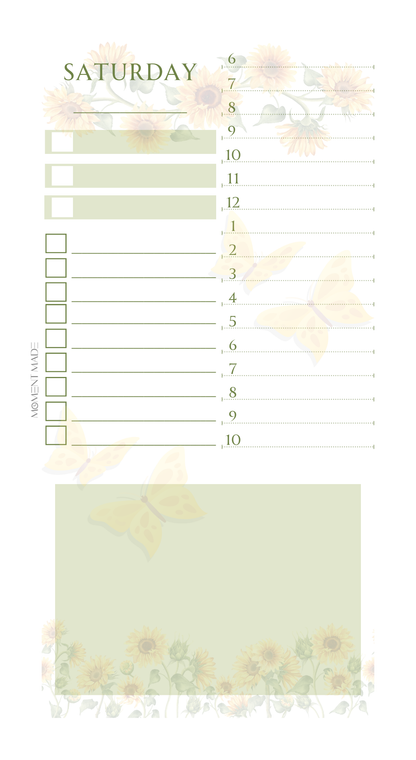 Daily Planner - Sunshine & Wings