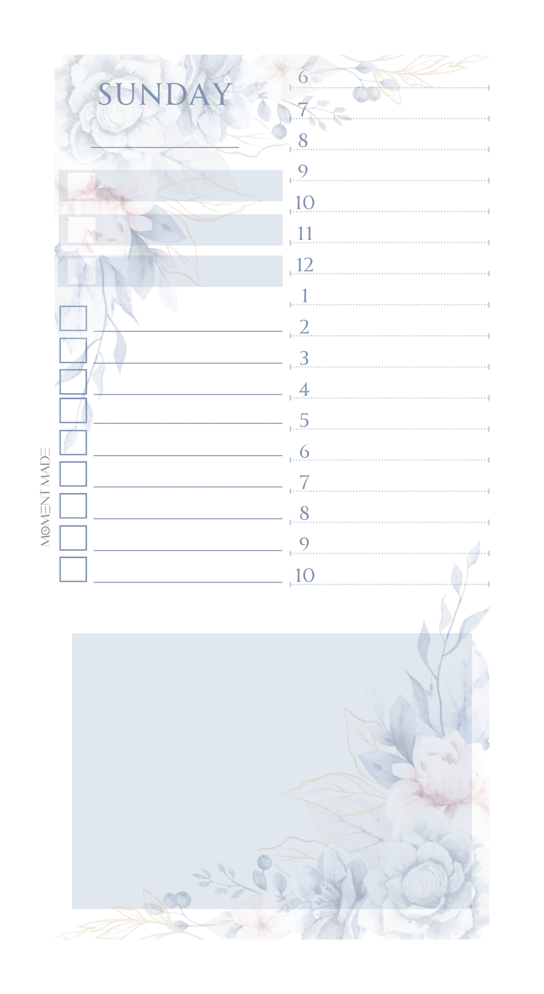 Daily Planner - Garden of Goals